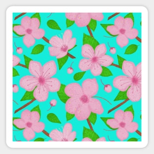 Cherry blossoms pattern Sticker